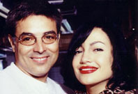Gabriel and Jennifer Lopez
