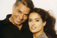 Gabriel and Salma Hayek